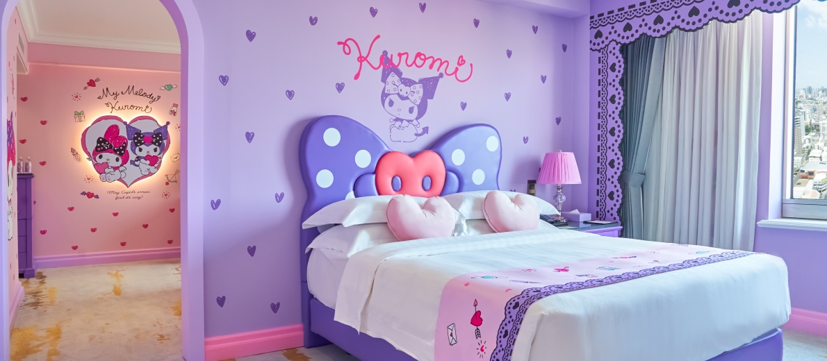 My Melody & Kuromi Romantic Candy House Family Suite