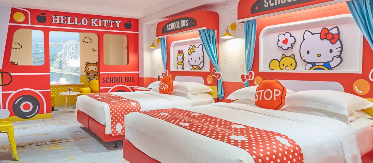 Hello Kitty American College Style Premium Family Room