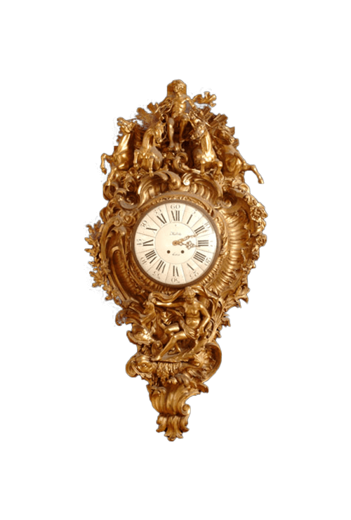 Bronze Cartel Clock